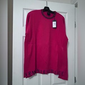 New Armani Exchange pullover sweater